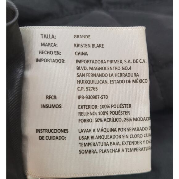 Kristen Blake Womens Brown Quilted Hooded Faux Fur Reversible Puffer Vest Size L - Picture 11 of 11